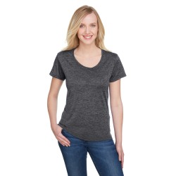 A4 - Ladies' Tonal Space-Dye T-Shirt