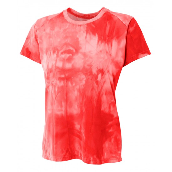 A4 - Ladies' Cloud Dye Tech T-Shirt