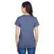 A4 - Ladies' Topflight Heather V-Neck T-Shirt