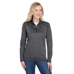 A4 - Ladies' Tonal Space-Dye Quarter-Zip