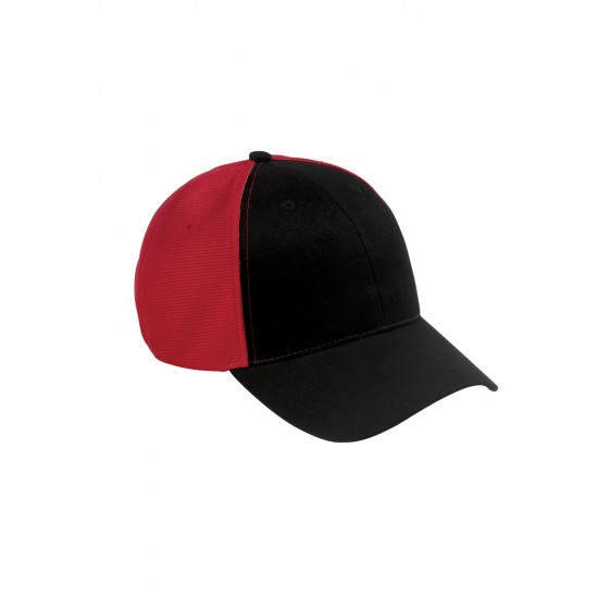 Big Accessories - Old School Baseball Cap with Technical Mesh