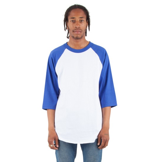 Adult 6 oz., 3/4-Sleeve Raglan T-Shirt