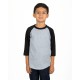 Youth 6 oz., 3/4-Sleeve Raglan