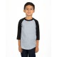 Youth 6 oz., 3/4-Sleeve Raglan