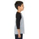 Youth 6 oz., 3/4-Sleeve Raglan