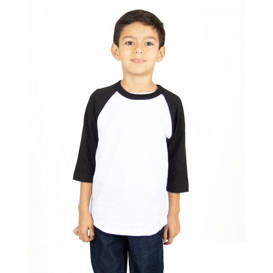 Youth 6 oz., 3/4-Sleeve Raglan