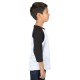 Youth 6 oz., 3/4-Sleeve Raglan