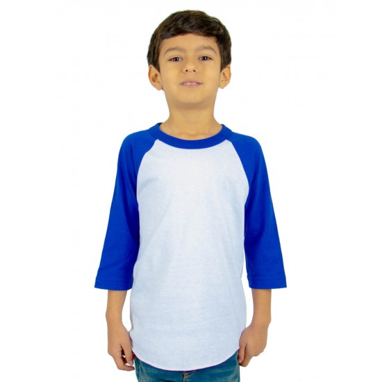 Youth 6 oz., 3/4-Sleeve Raglan