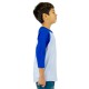 Youth 6 oz., 3/4-Sleeve Raglan