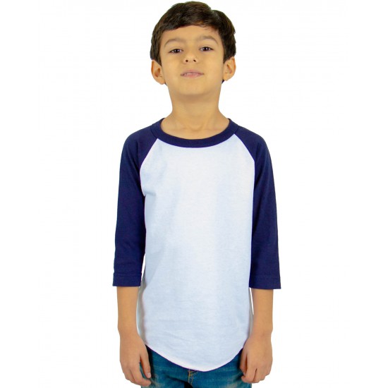 Youth 6 oz., 3/4-Sleeve Raglan