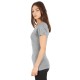 Ladies' 4.6 oz. Tri-Blend Deep V-Neck T-Shirt