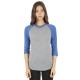 Unisex 4.6 oz. Tri-Blend 3/4-Sleeve Raglan T-Shirt