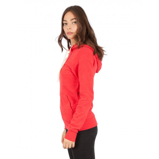 Unisex 7.8 oz. Tri-Blend Full-Zip Hoodie T-Shirt