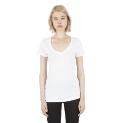 Ladies' 4.6 oz. Modal Deep V-Neck T-Shirt