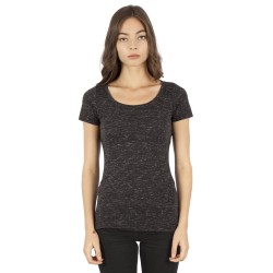 Ladies' 4.3 oz. Caviar Scoop Neck T-Shirt