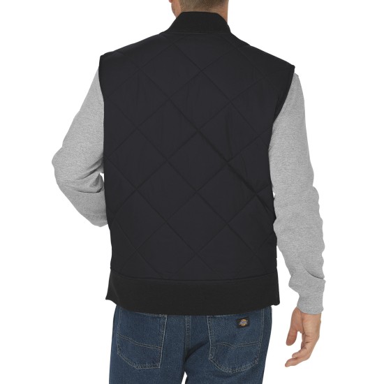 Unisex Diamond Quilted Nylon Vest