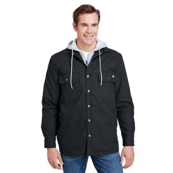 Men's Hooded Duck Quilted Shirt Jacket