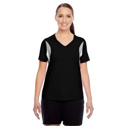 Ladies' Short-Sleeve Athletic V-Neck Tournament Jersey