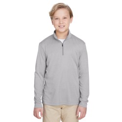 Youth Zone Sonic Heather Performance Quarter-Zip