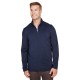 UltraClub - Men's Coastal Pique Fleece Quarter-Zip