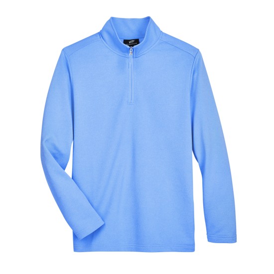 UltraClub - Men's Coastal Pique Fleece Quarter-Zip