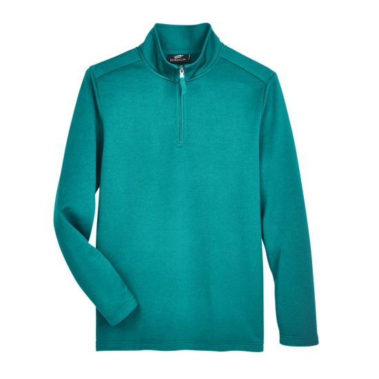 UltraClub - Men's Coastal Pique Fleece Quarter-Zip