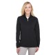 UltraClub - Ladies' Coastal Pique Fleece Quarter-Zip