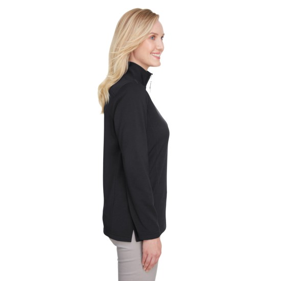 UltraClub - Ladies' Coastal Pique Fleece Quarter-Zip