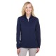 UltraClub - Ladies' Coastal Pique Fleece Quarter-Zip