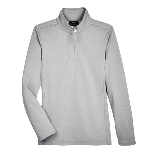 UltraClub - Ladies' Coastal Pique Fleece Quarter-Zip