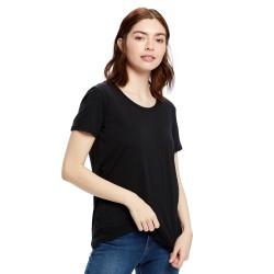 Ladies' Short-Sleeve Loose Fit Boyfriend Tee