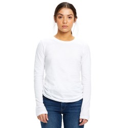 Ladies' 4.3 oz. Long-Sleeve Crewneck