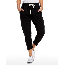 Ladies' 2x1 Ribbed Capri Sweatpant