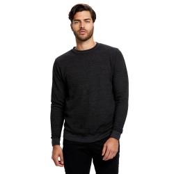 Unisex 6.5 oz. Heavyweight Loop Terry Triblend Long-Sleeve Crew