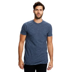 Men's 6 oz. True Indigo Striped Crew