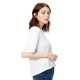 Ladies' 4.2 oz. Boxy Open Neck Top