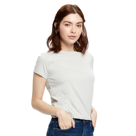 Ladies' Short Sleeve Crop T-Shirt