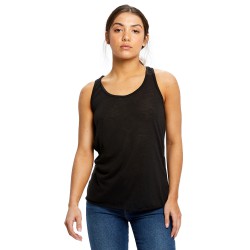 Ladies' Solid Slub Racer Tank