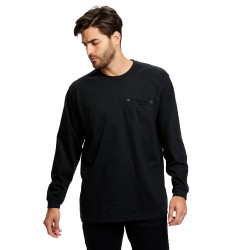 Men's Flame Resistant Long Sleeve Pocket T-Shirt