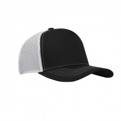 5-Panel Structured Poly/Cotton Front Mesh Back