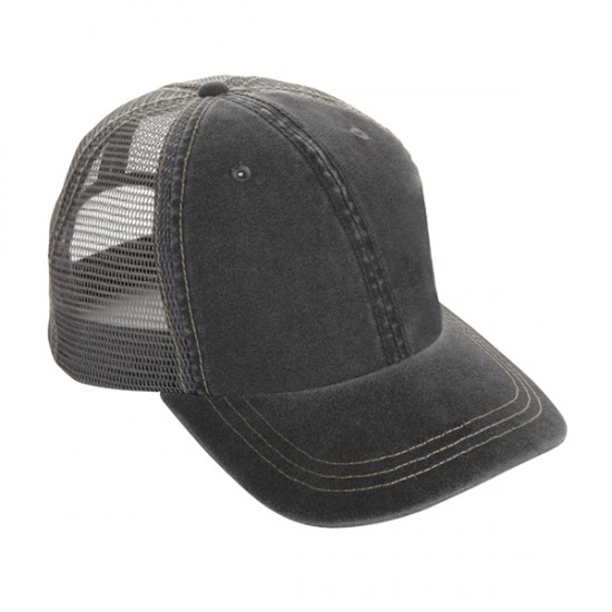 6 Pnl Weather-Washed  Cap with