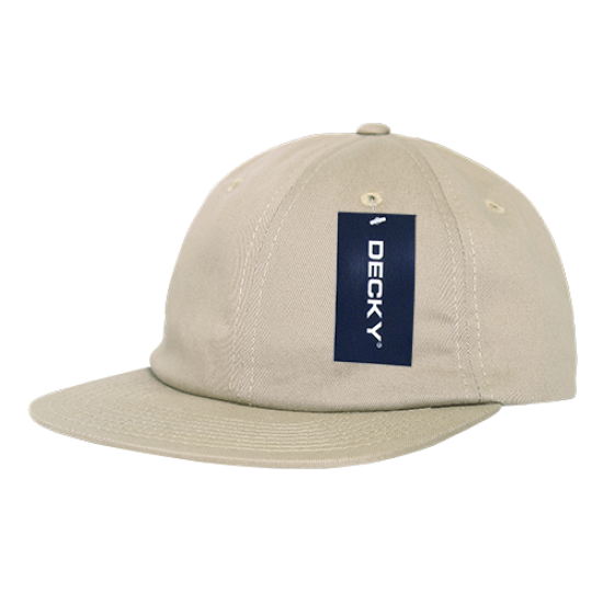Relaxed Flat Bill Cotton Caps