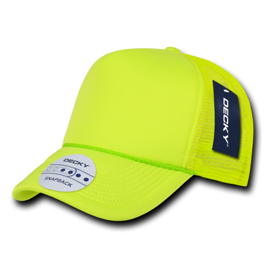 Solid Color Neon Trucker Caps