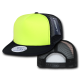 Flat Bill Neon Trucker Caps