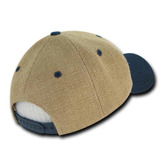 Low Crown Structured Jute Hat