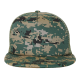 Flat Bill Camo Foam Trucker