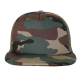 Flat Bill Camo Foam Trucker