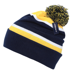 Two Tone Pom Pom Beanies