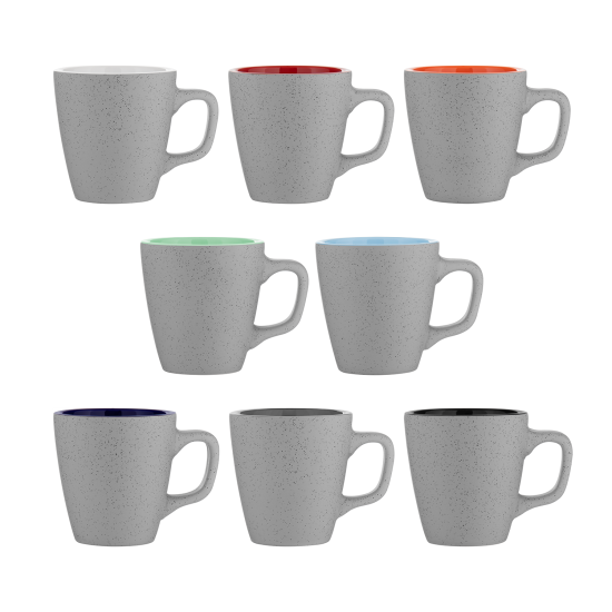 12 oz luca mug - matte gray