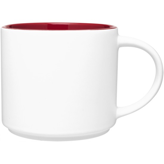 16 oz monaco mug - matte white